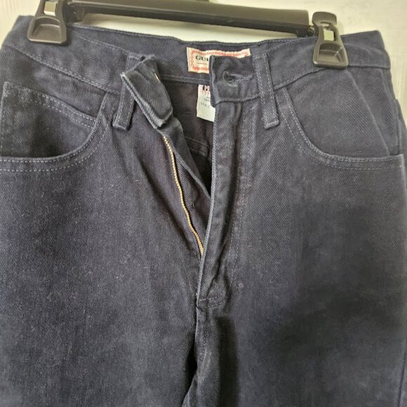 Vintage 80s/90s Guess Slim Fitted Jeans Sz 26 Midnight Blue NWT Rare - Picture 7 of 7